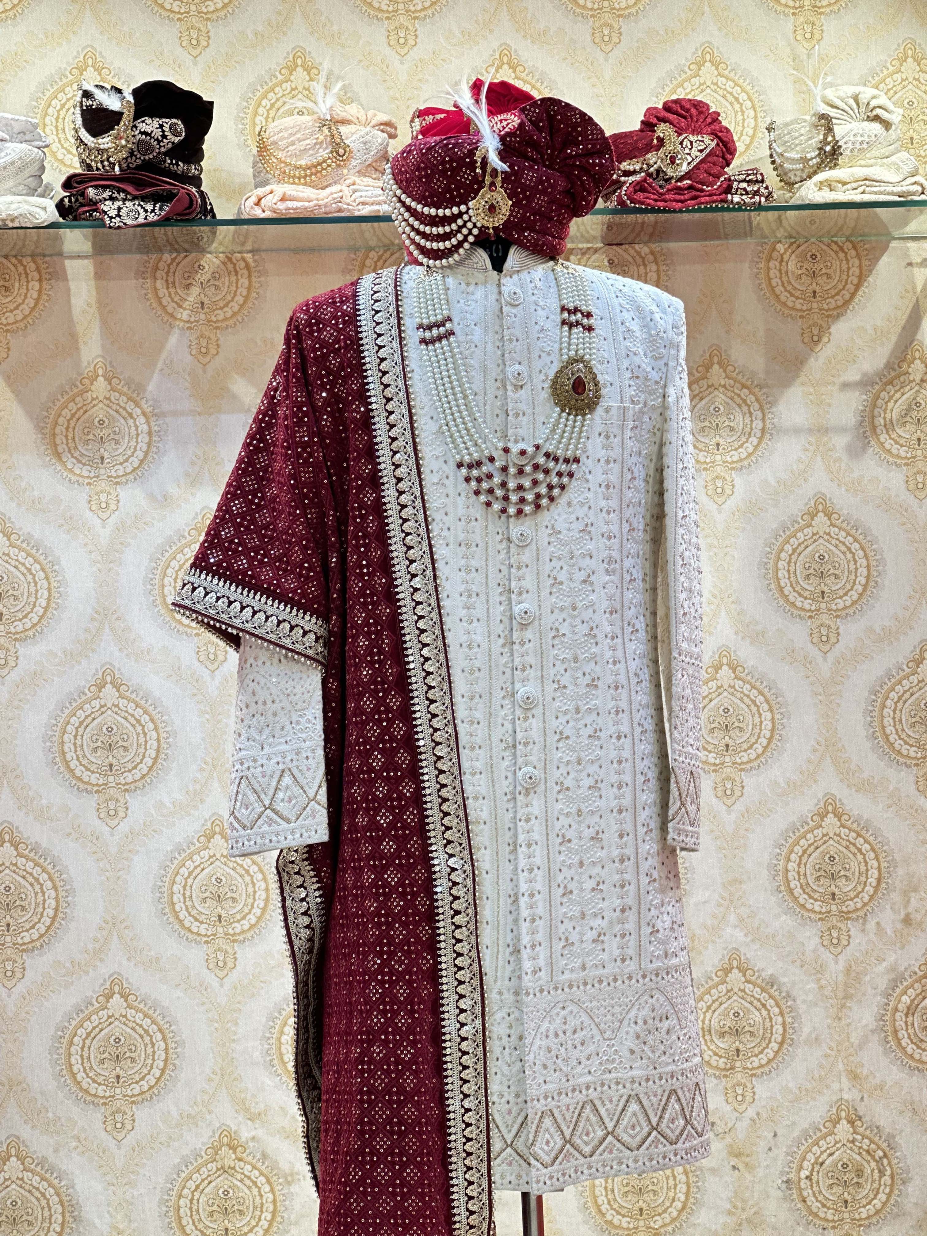 Rajwada golden touch sherwani