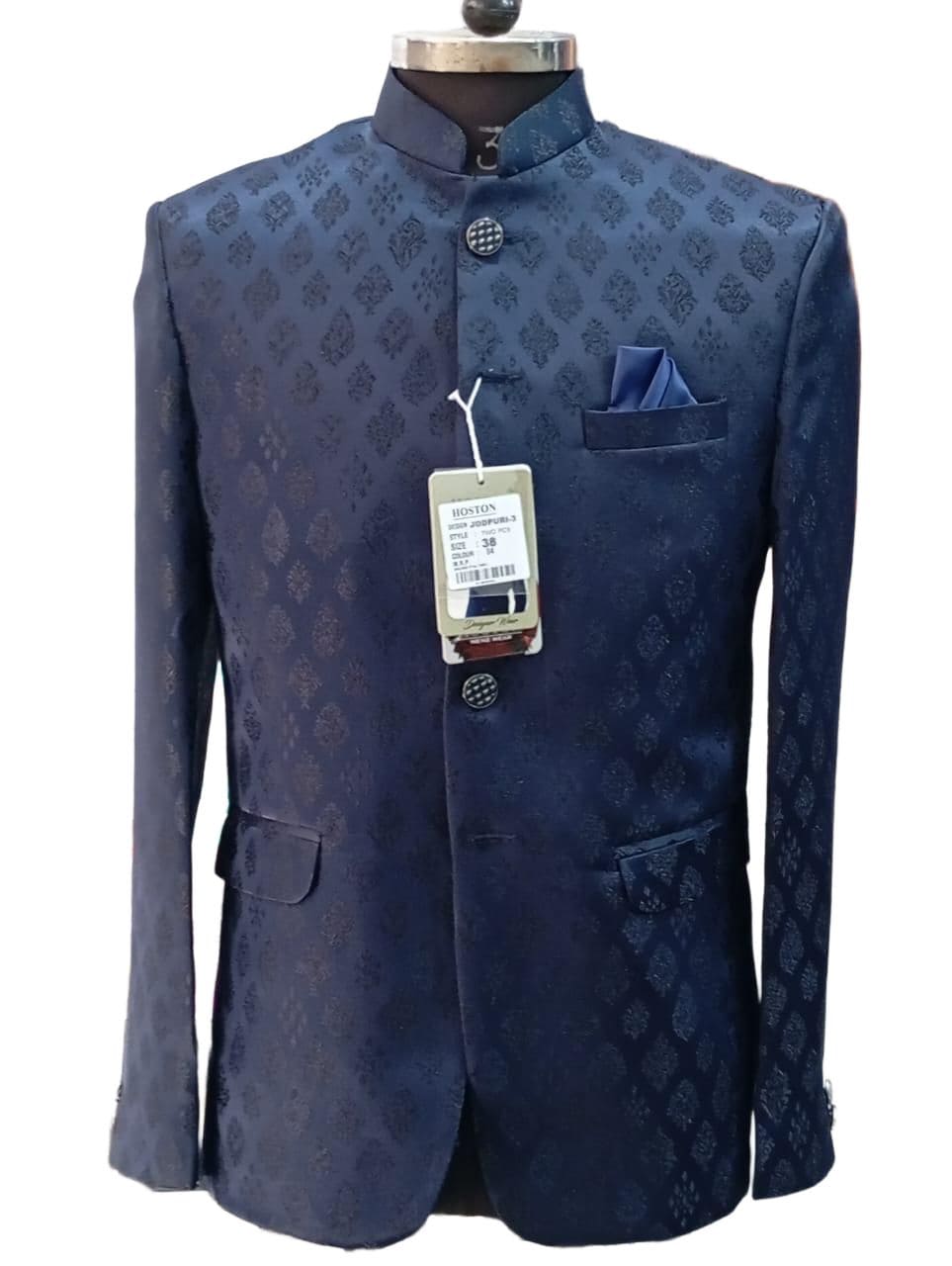 Navy blue Bandhgala
