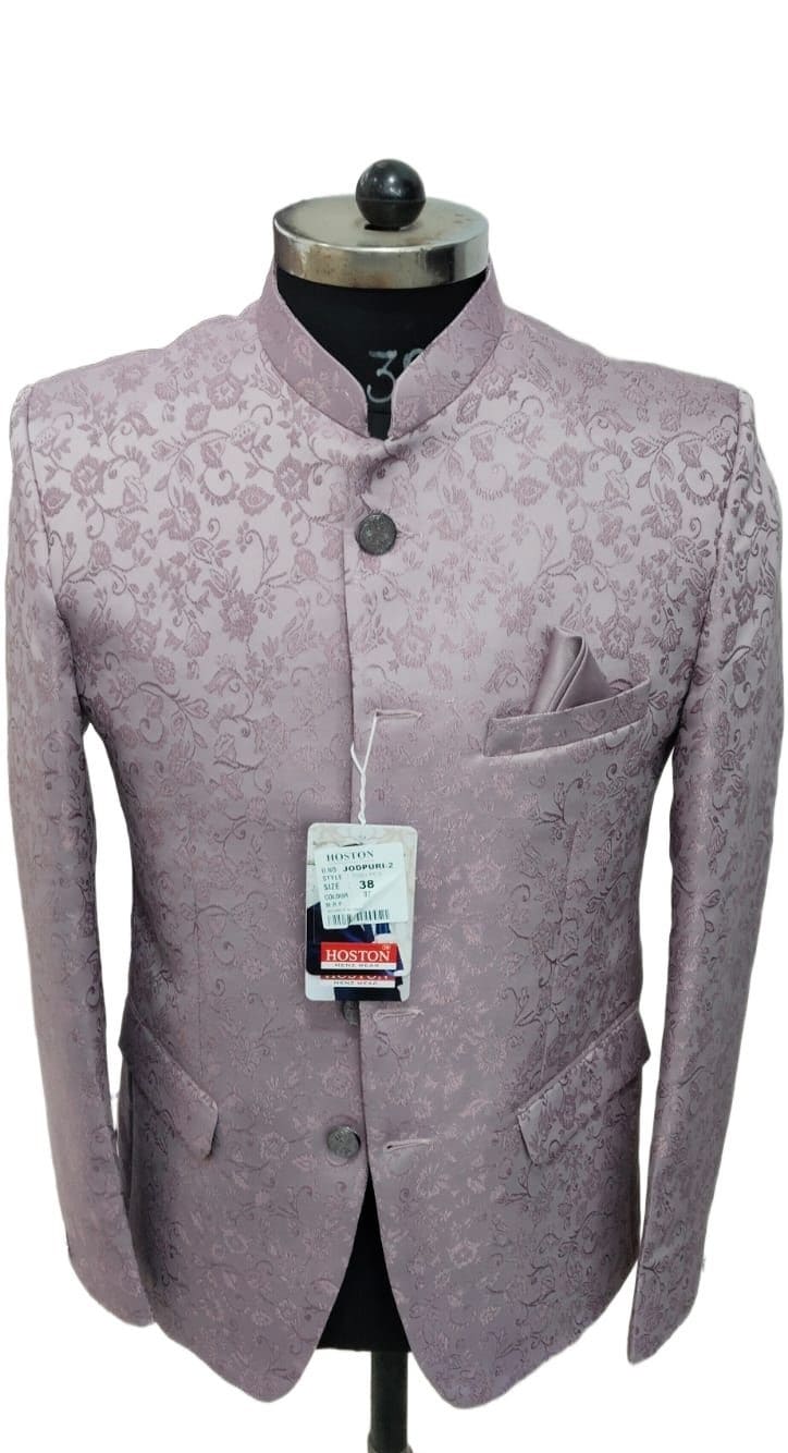 Mauve colour bandhgala